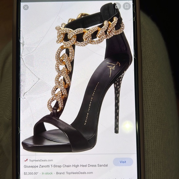 Giuseppe Zanotti chain heels - Picture 6 of 7